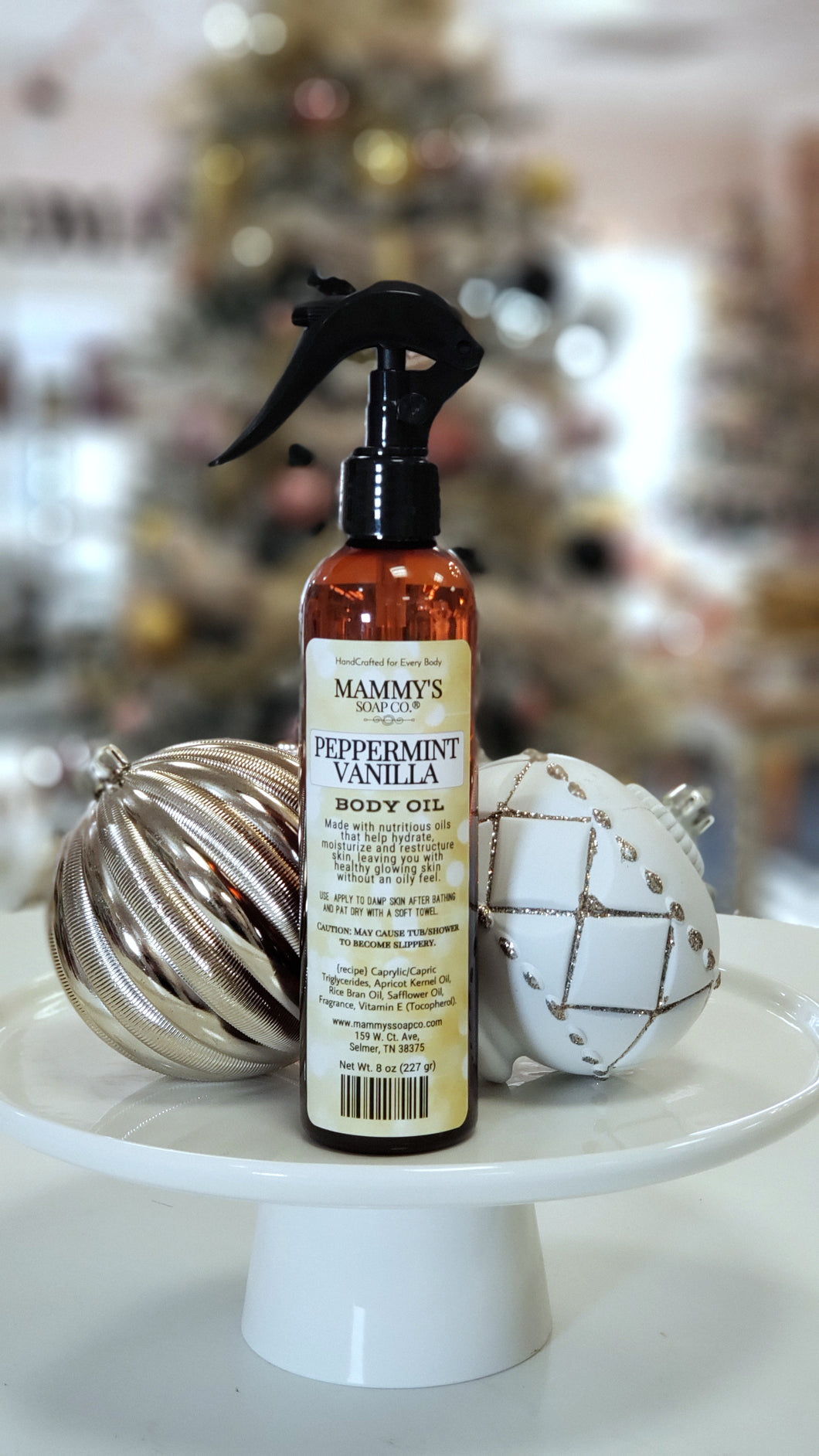 Peppermint Vanilla Luxury Body Oil – Mammy's Soap Co